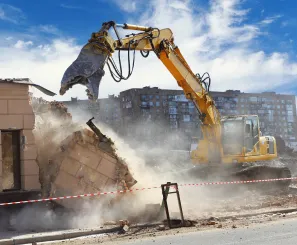 démolition à Boussac dans la Creuse 23